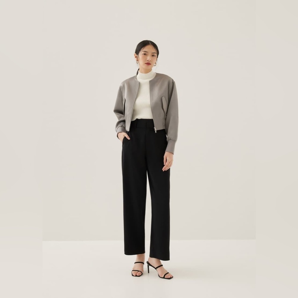 Love Bonito Rhoda Elastic Satin Jacket - Picture 4 of 9
